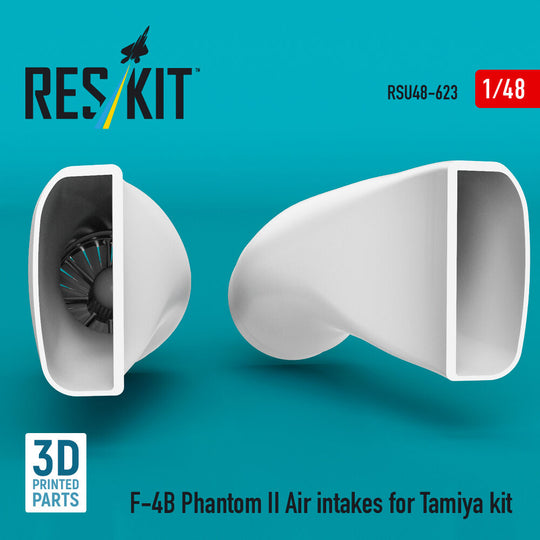 F-4B Phantom II Air intakes for Tamiya kit (3D Printed)