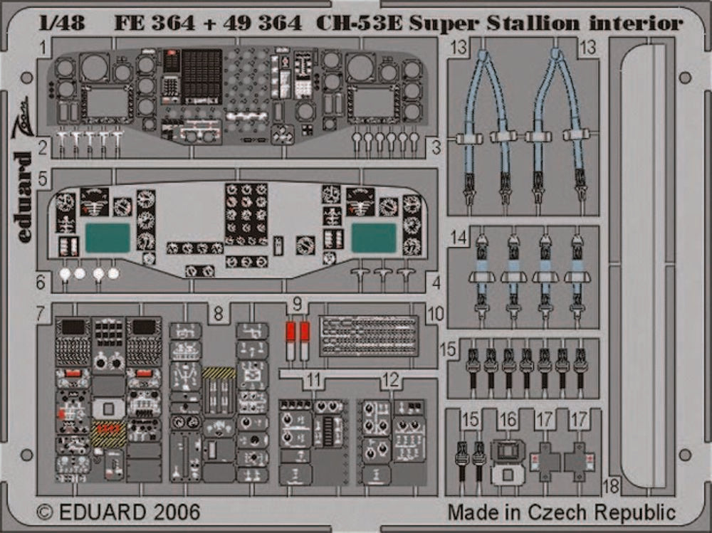 CH-53E Super Stallion interior für Academy/MRC-Bausatz
