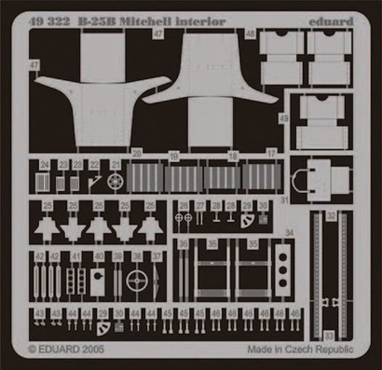 B-25B Mitchell interior für Accurate Miniatures Bausatz