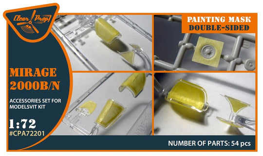 Mirage 2000B/N double-sided painting mask for Modelsvit kit