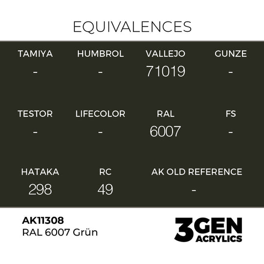 RAL 6007 Grün