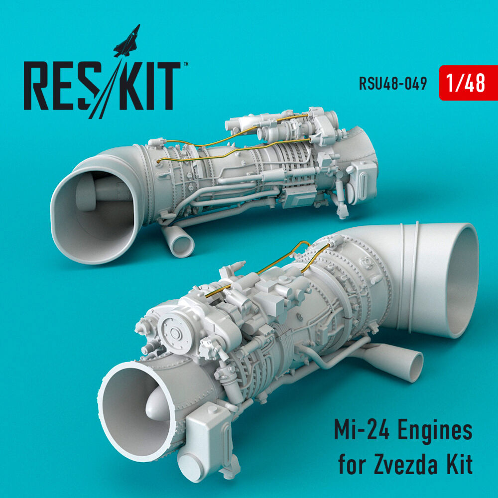 Mi-24 Engines for Zvezda kit