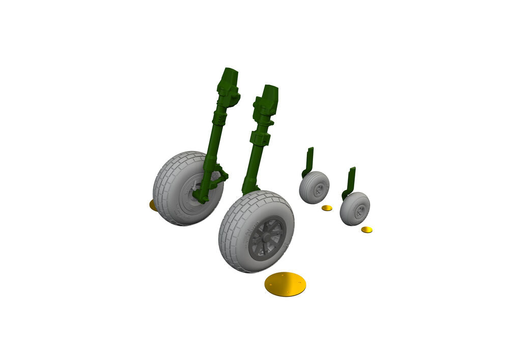 P-40N wheels block tread  EDUARD