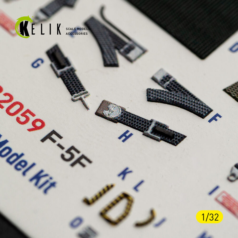 F-5F - interior 3D decals for Kitty Hawk/Zimi models kit