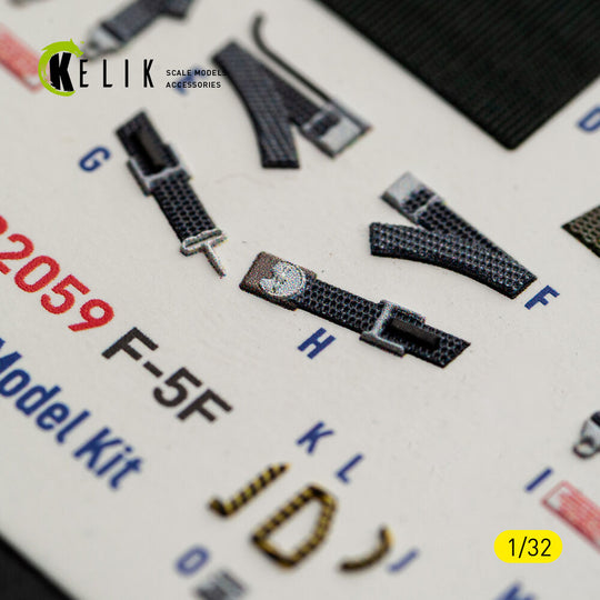 F-5F - interior 3D decals for Kitty Hawk/Zimi models kit