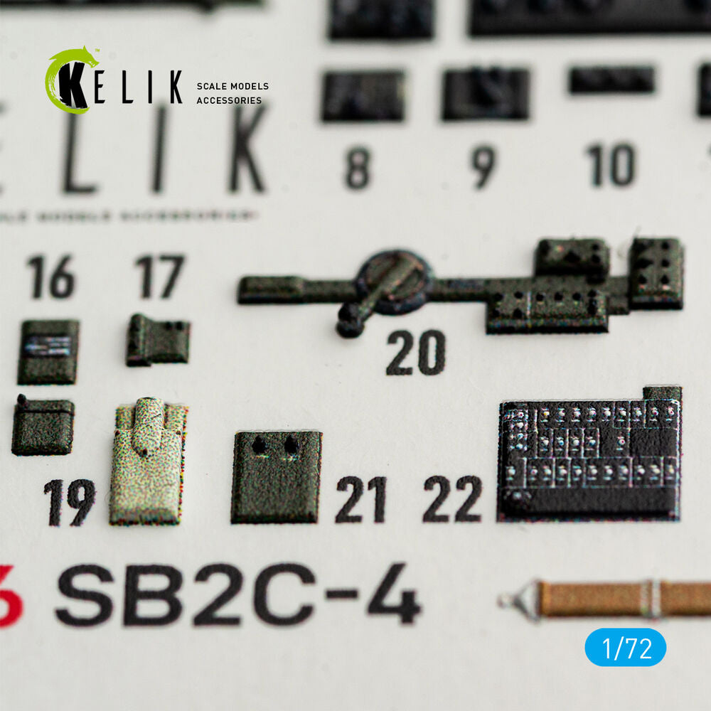 SB2C-4 - interior 3D decals for Academy / Special Hobby