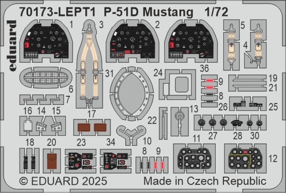 P-51D Mustang  EDUARD-PROFIPACK