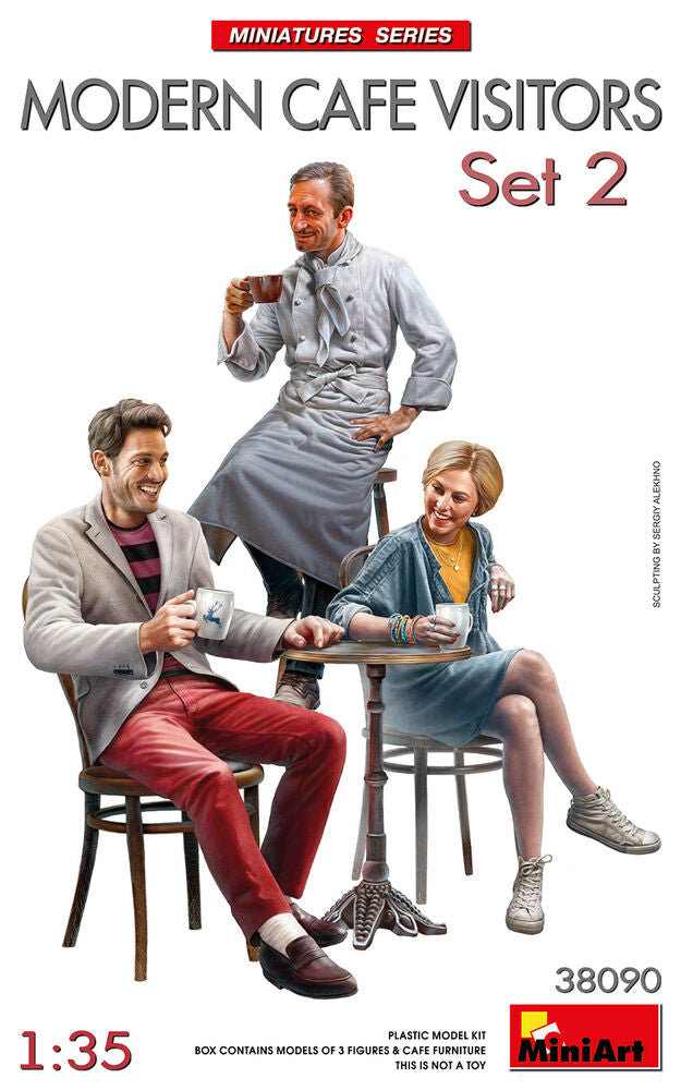 Modern Cafe Visitors Set #2