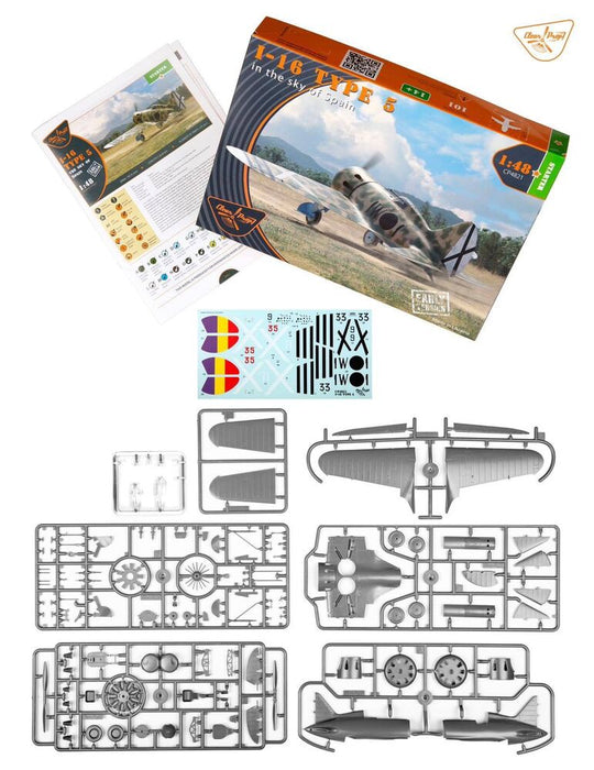 I-16 type 5 (in the sky of Spain early version)