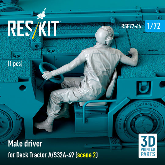 Male driver for Deck Tractor A/S32A-49 (scene 2) (1 pcs) (3D Printed)
