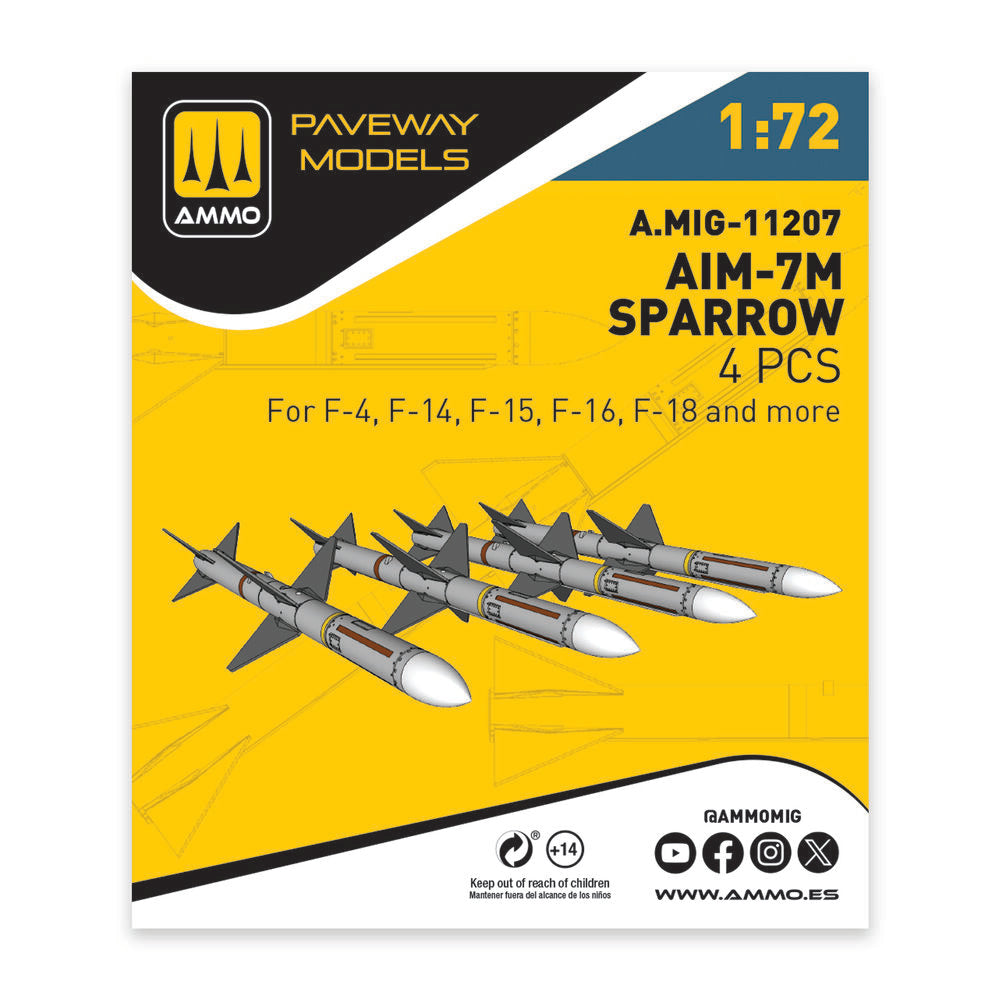 AIM-7M Sparrow (4 pcs)