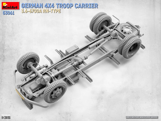 German 4x4 Troop Carrier 3.6-6700A Rn-Type
