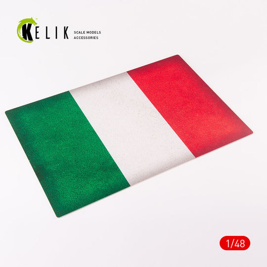 Italy Flag - Acrylic 3 mm (410 x 270 mm) (410 g)