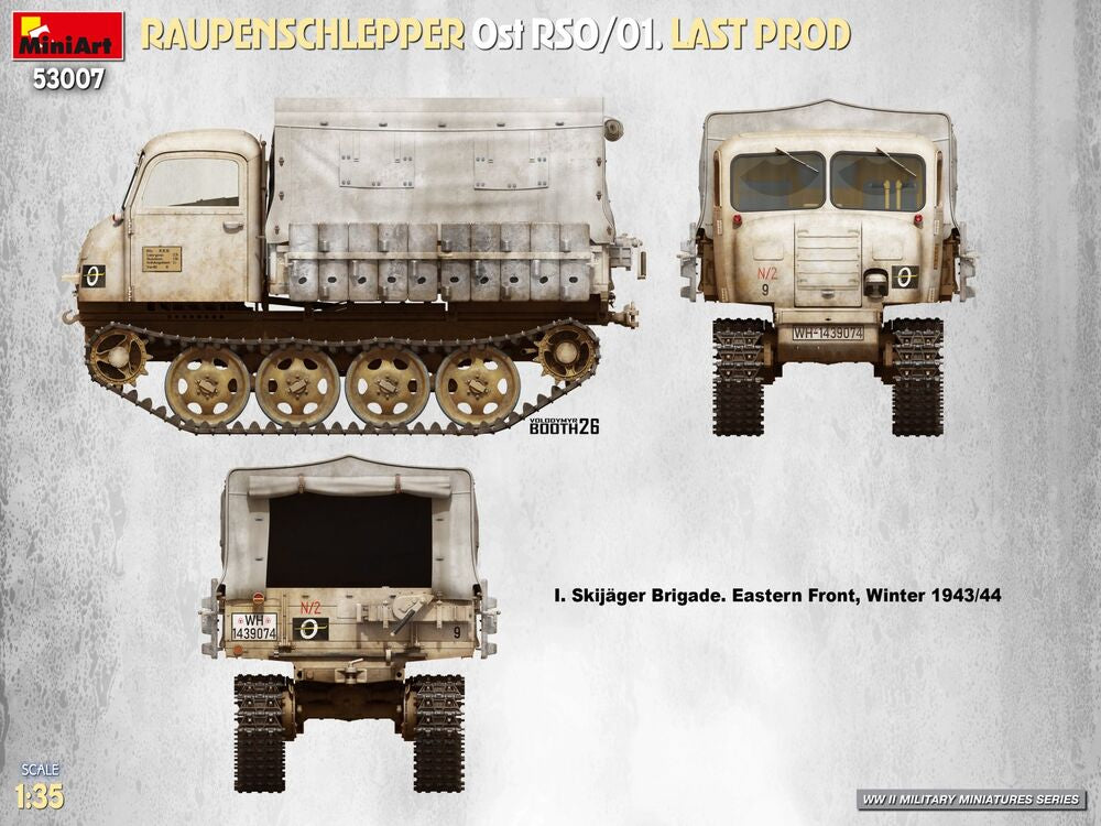 Raupenschlepper Ost RSO/01. Last Prod