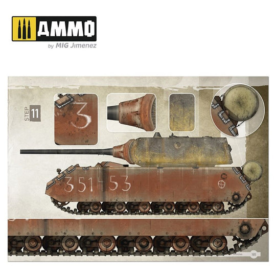 Illustrated Weathering Guide to WWII Late German Vehicles (English, Castellano)