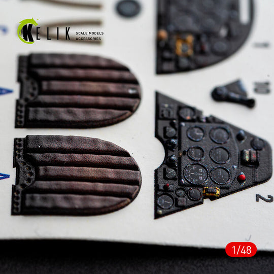 Spitfire TR.9 - interior 3D decals for Airfix