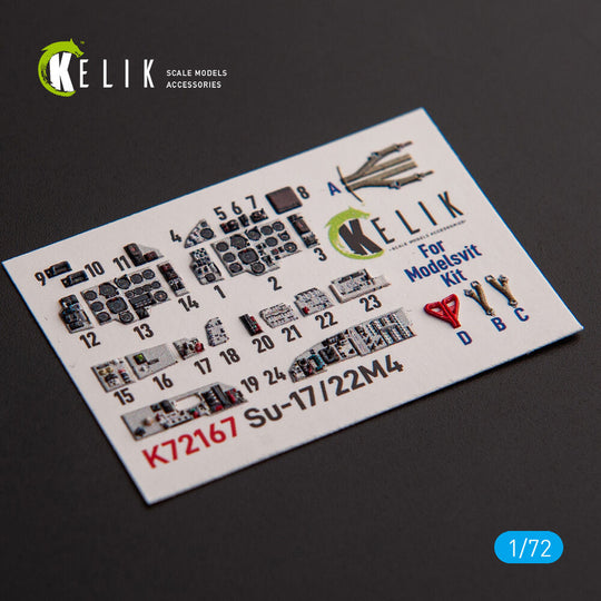 SU-17M4P/22M4 - interior 3D decals for ModelSvit kit
