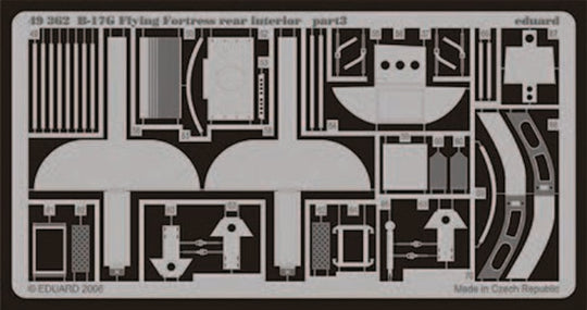 B-17G Flying Fortress rear interior für Revell/Monogram Bausatz