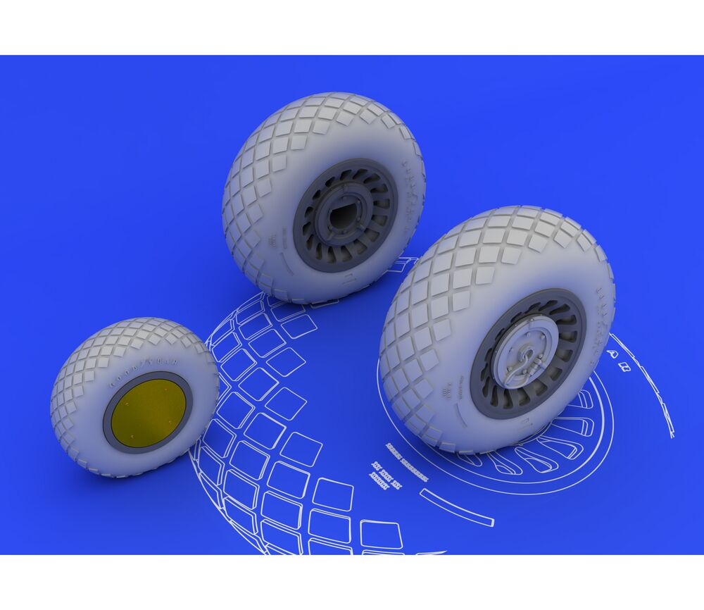 B-25H/J wheels for HK Models