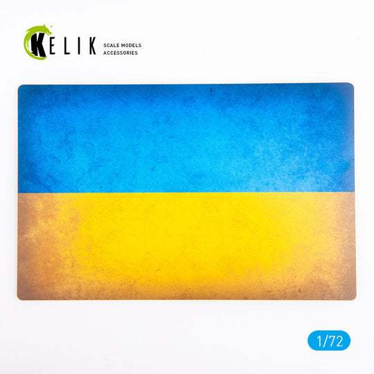 Ukraine Flag - Base - Acrylic 3 mm (280 x 180 mm) (170 g)