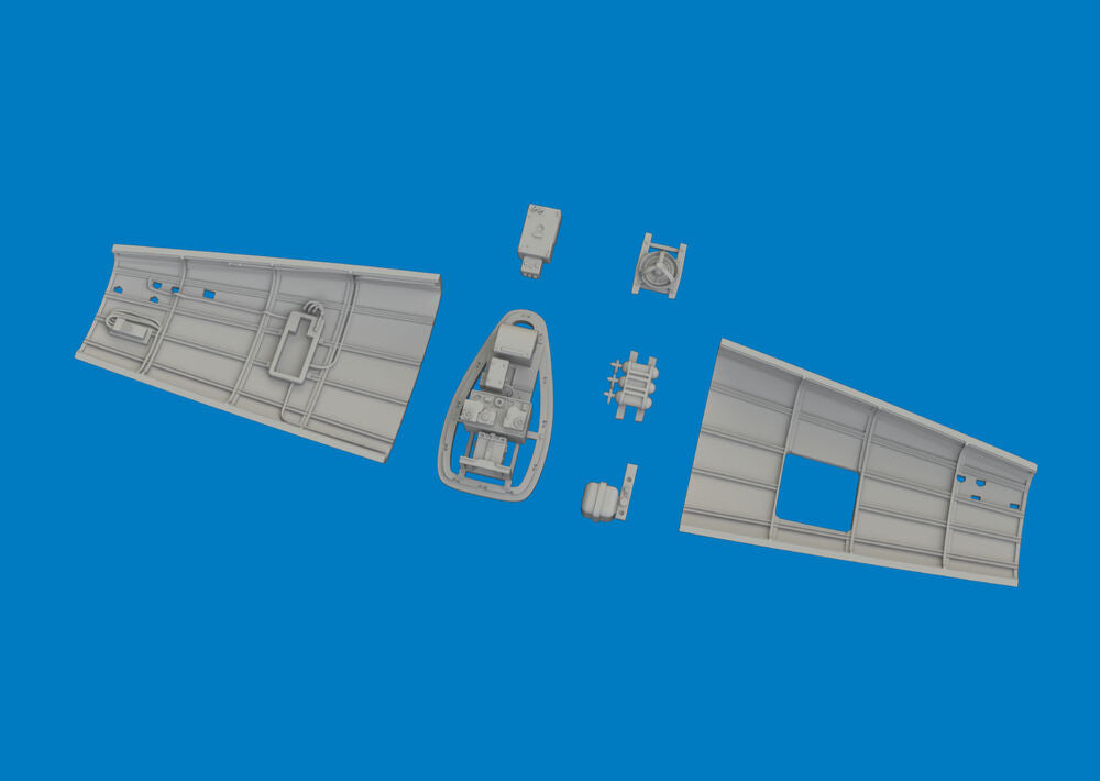 Bf 109K-4 radio compartment PRINT for Eduard