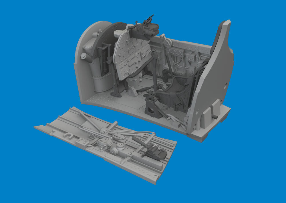 P-40E cockpit PRINT  EDUARD