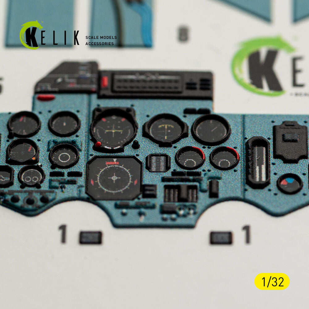 SU-27UB Flanker C - interior 3D decals for Trumpeter kit