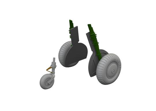 Bf 108 regular wheels LööKplus 1/48