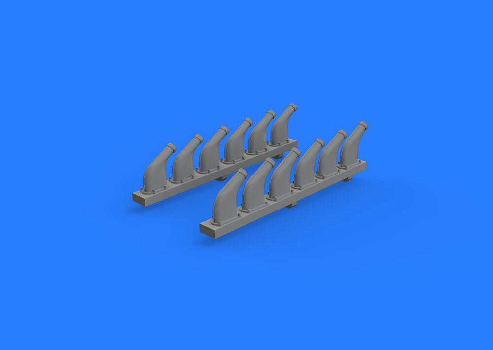 P-51D exhaust stacks for Revell