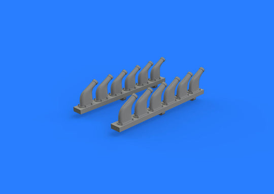 P-51D exhaust stacks for Revell