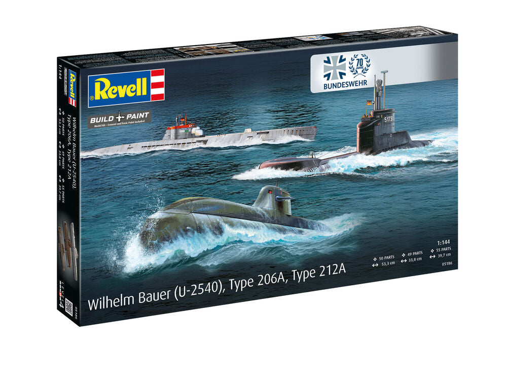 70 Jahre Bundeswehr:Wilhelm Bauer,Type 206A,Class2