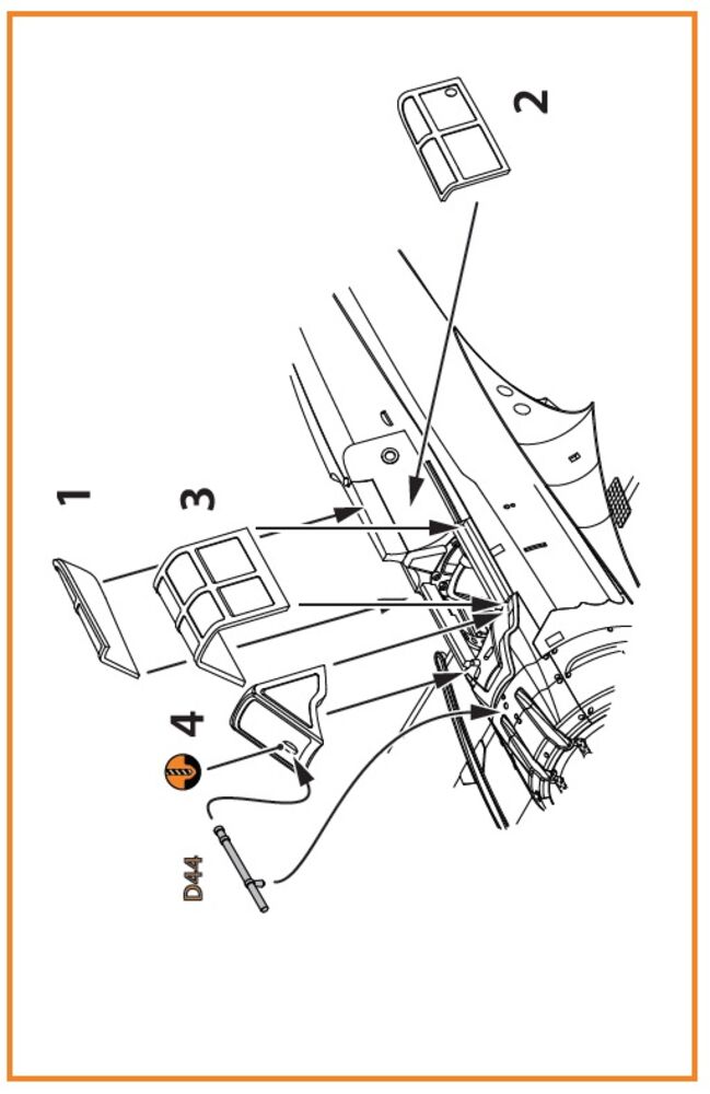 A5M Claude (early version) vacuum formed canopy for CP kits CP72006/CP72008