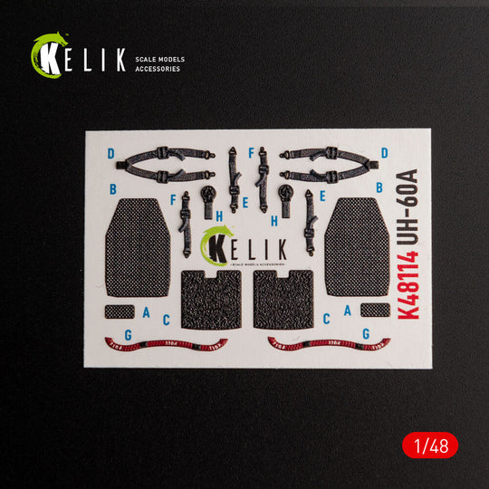 UH-60A Black Hawk - Type 2  Defence Intelligence of Ukraine interior 3D decals for ICM kit
