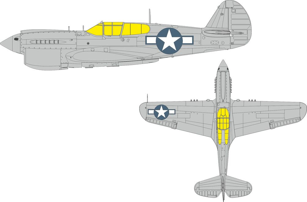 P-40N US national insignia  EDUARD