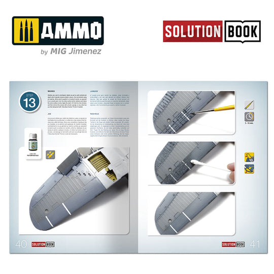 SOLUTION BOOK 14 - How to Paint US Navy WWII Late (English, Castellano, Français, Deutsch)