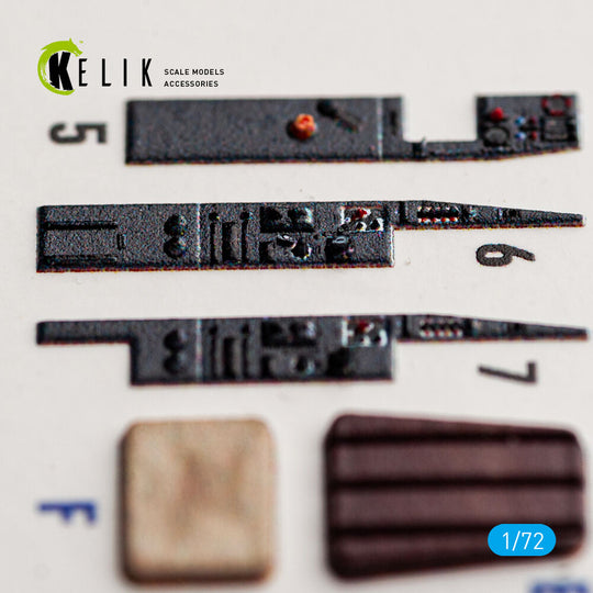 Me-262 A-1/S-92 - interior 3D decals for Arma Hobby