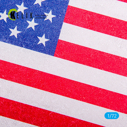 USA Flag - Base - Acrylic 3 mm (280 x 180 mm) (170 g)