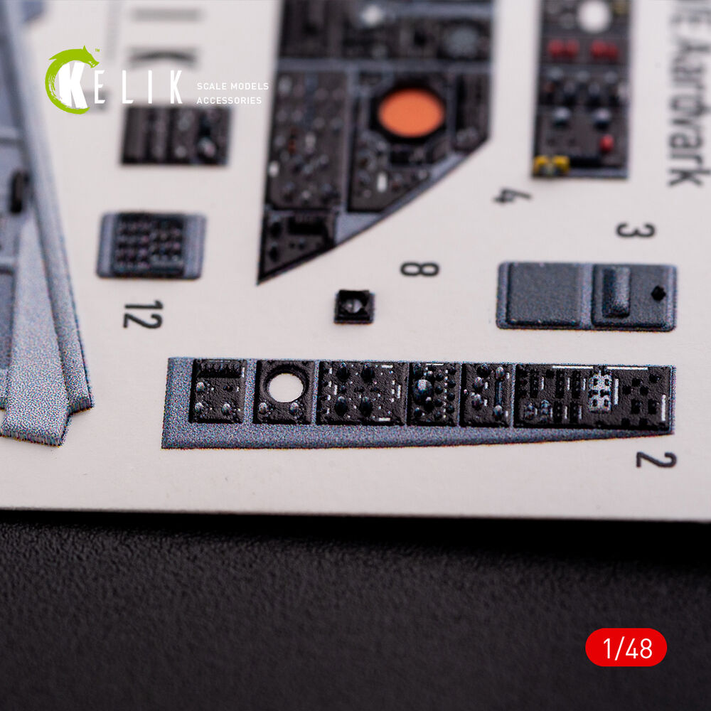 F-111 D/E Aardvark interior 3D decals for HobbyBoss kit