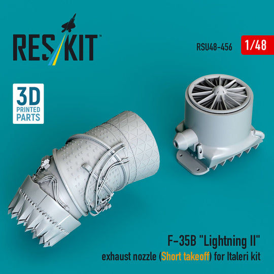 F-35B Lightning II exhaust nozzle (Short takeoff) for Italeri kit (3D printed)