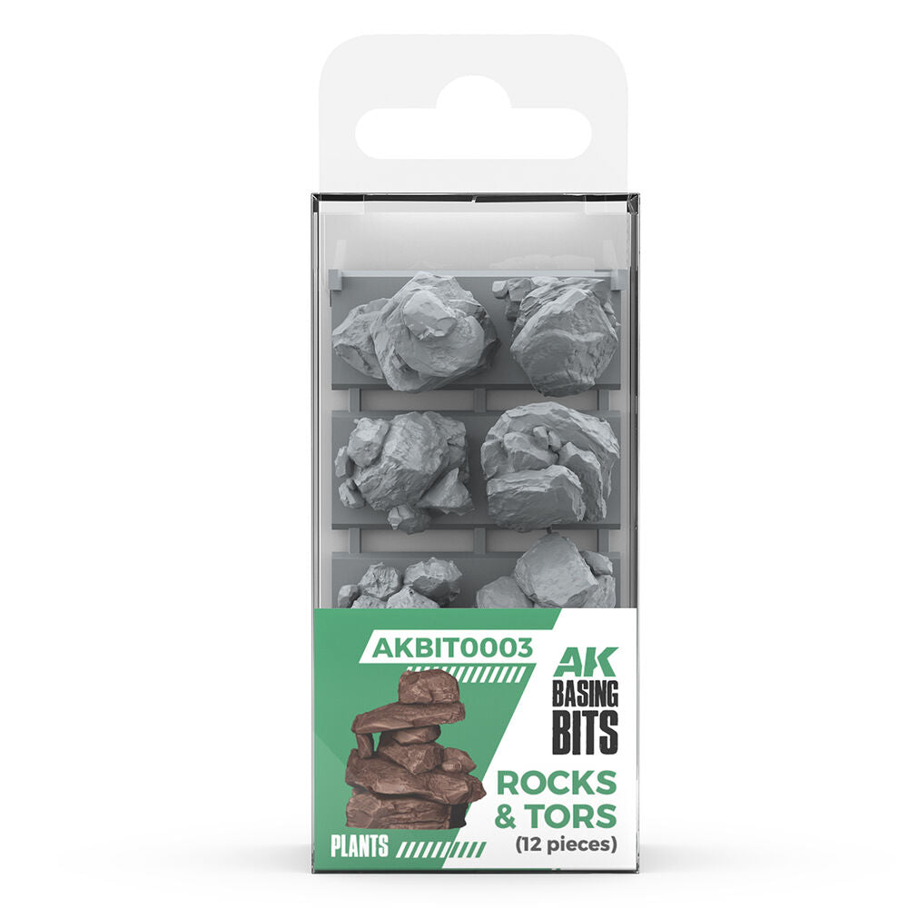 ROCKS & TORS - BASING BITS 12 pieces