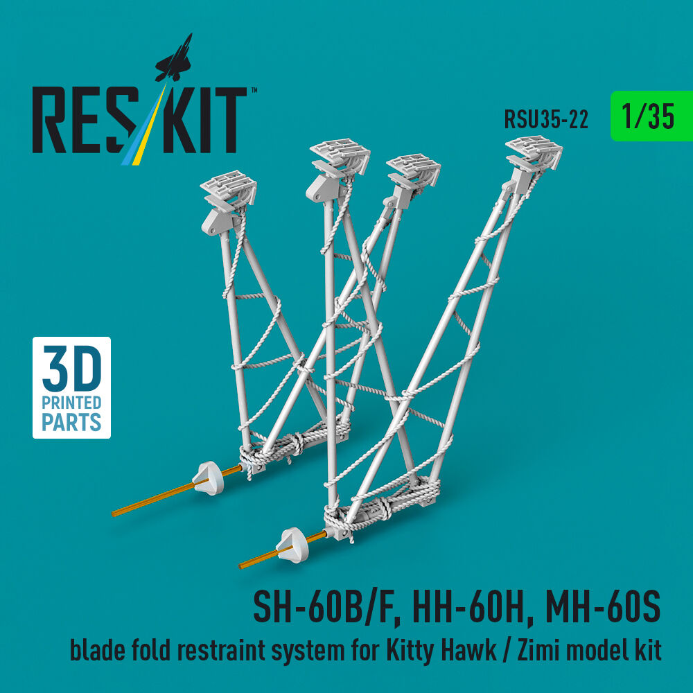SH-60B/F, HH-60H, MH-60S blade fold restraint system (3D Printed) Kitty Hawk / Zimi Model