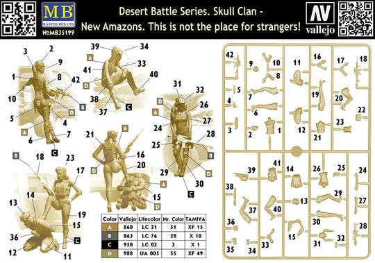 Desert Battle Series. Skull Clan - New Amazons