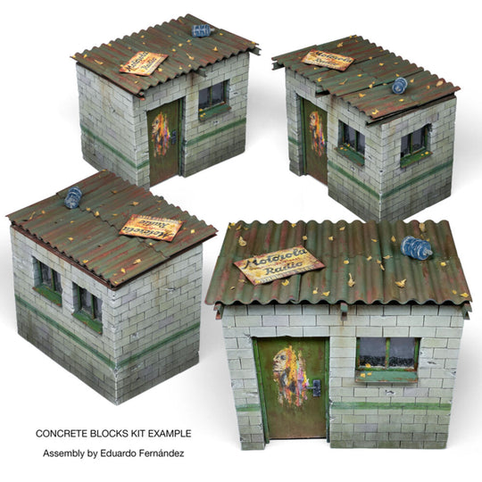 CONCRETE BLOCKS KIT 1/35 Scale