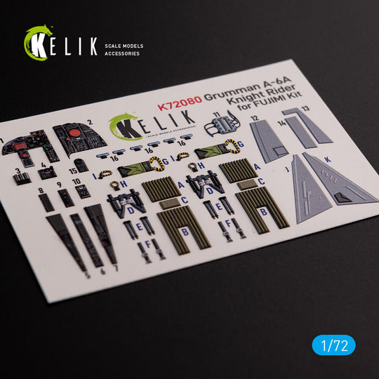 Grumman A-6A Knight Rider interior 3D decals for Fujimi kit