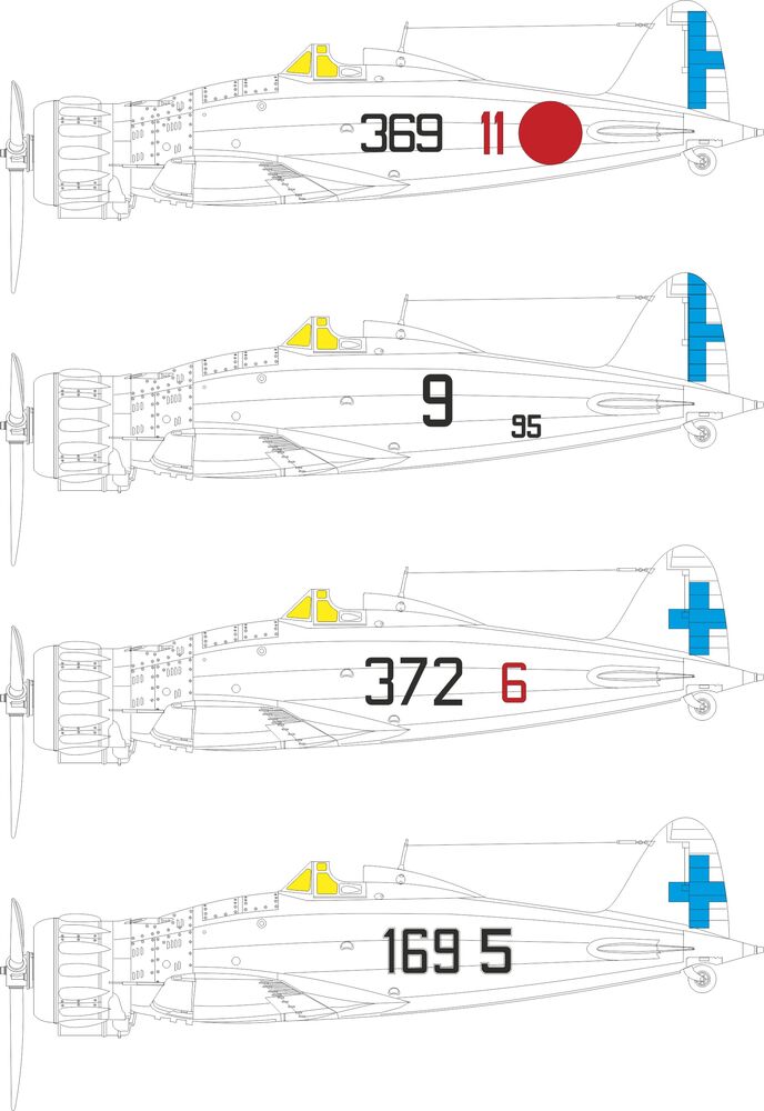 MC.200 Saetta tactical marking for Italeri
