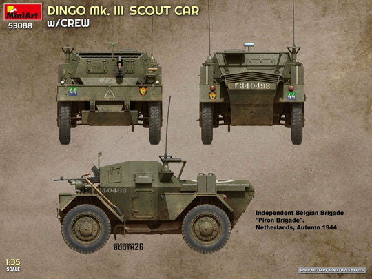 Dingo Mk. III Scout Car w/ Crew