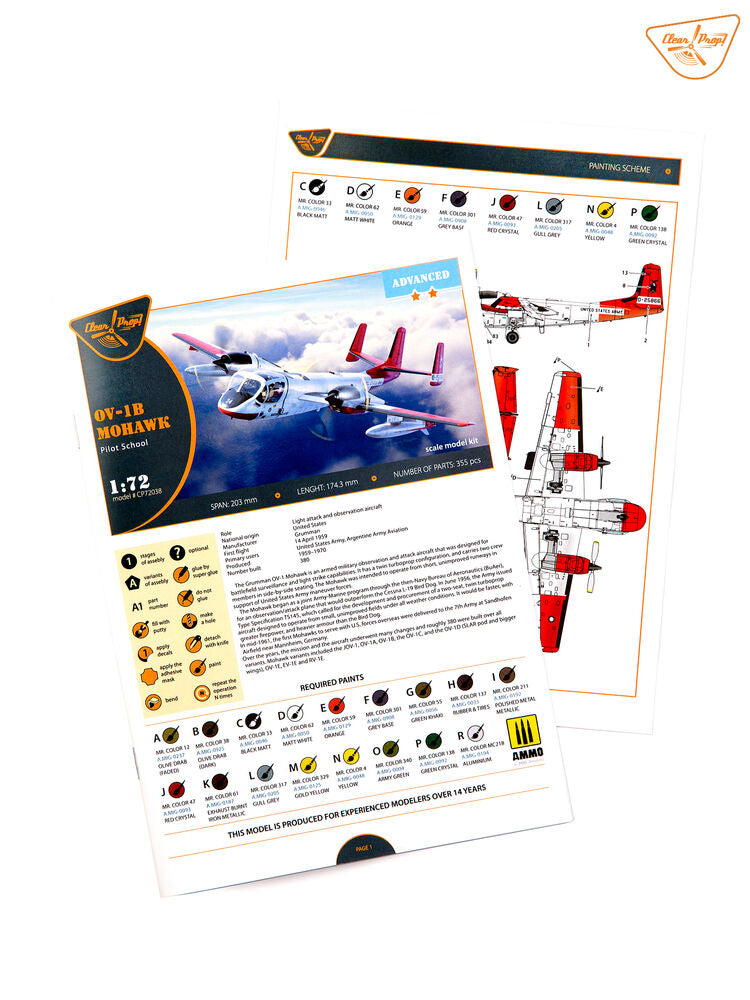 OV-1B Mohawk Pilot School