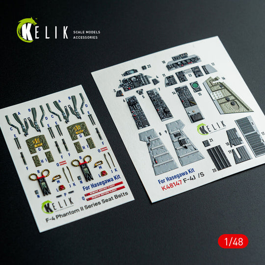 F-4J/S - interior 3D decals for Hasegawa kit