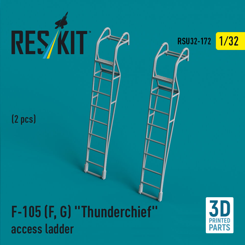 F-105 (F, G) Thunderchief access ladders (2 pcs) (3D Printed)
