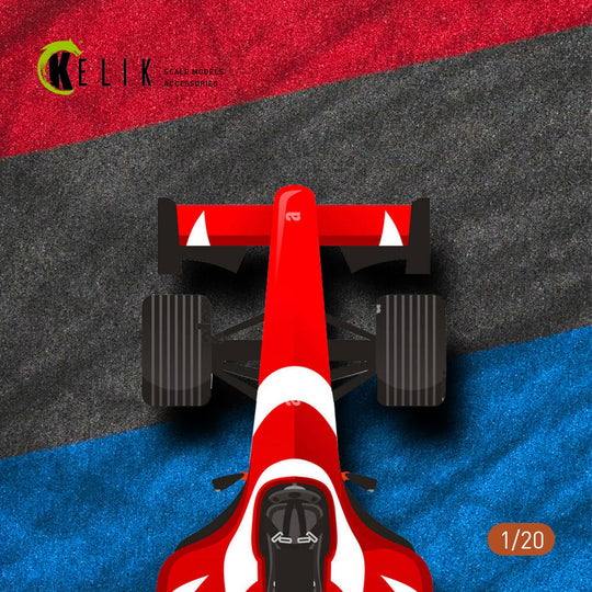 Paul Ricard Circuit Base - Acrylic 3 mm (180 x 357 mm) (210 g) (1/20)